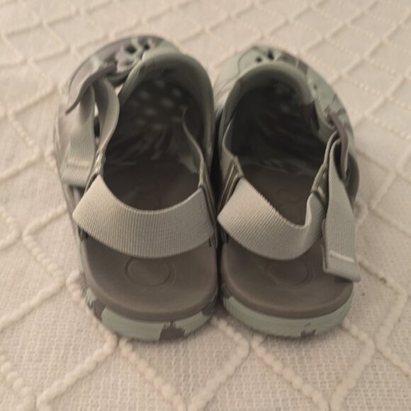 Chaco Breathable Green and Gray Water Shoes with Sturdy Sole - Picture 6 of 6